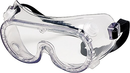 Crews Chemical Safety Goggles, Clear Lens (2230R)