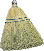 Corn Whisk Broom, 12" Yellow