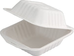 Eco-Products Renewable Sugarcane Clamshells, 500/Carton (ECOEPHC6)