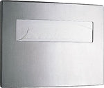 Bobrick Toilet Seat Cover Dispenser, Multifold, Silver (BOB4221)