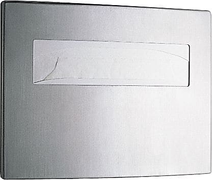 Bobrick Toilet Seat Cover Dispenser, Multifold, Silver (BOB4221)