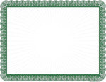Great Papers Achievement Certificates, 8.5" x 11", Green/White, 100 Certificates/Pack (961036S)