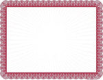 Great Papers Certificates, 8.5" x 11", Red/White, 100/Pack (961034S)