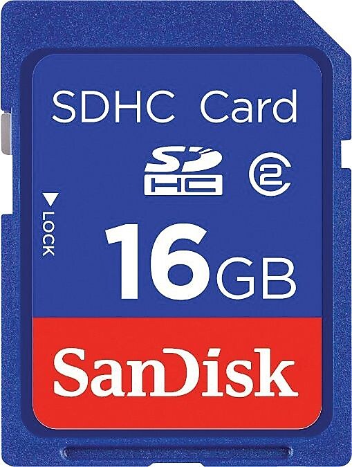 SanDisk Standard 16GB SDHC Memory Card, Class 4 (SDSDB-016G-A46)