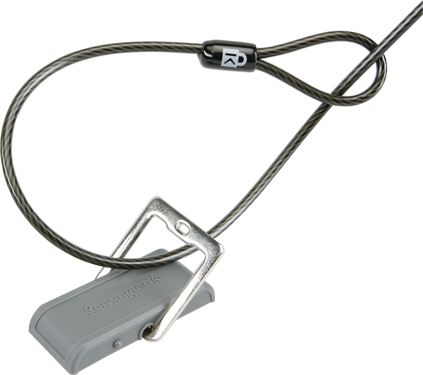 Kensington Desk Mount Cable Anchor, Gray, 1/2" H x 3 1/2" W x 1 3/4" D