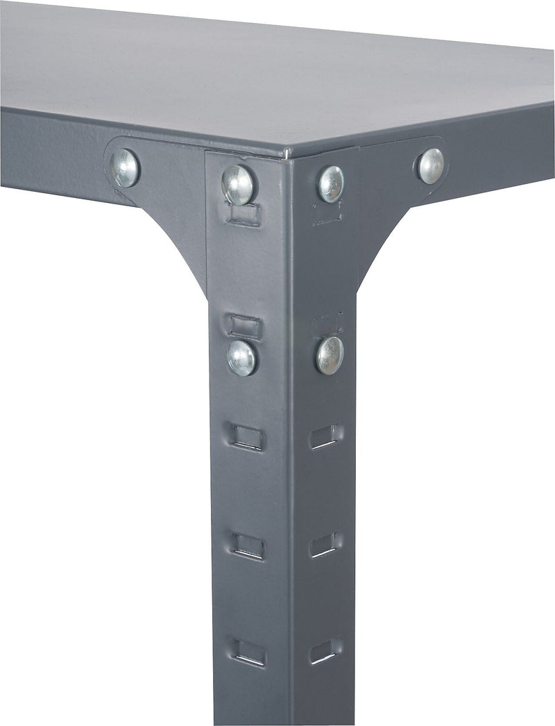 Safco® 75" High Commercial Shelving Kit, 5 Shelves and Post Kit, 36Wx18"D