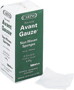 Medline Caring 4"W 4-Ply Non-Woven Gauze Sponges, 200/Box (MIIPRM25444)