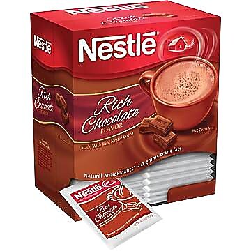 Nestle Rich Chocolate Hot Cocoa, 0.71 oz., 50/Box (NES12032)