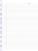 Blueline MiracleBind College Ruled Filler Paper, 9.07" x 11", 50 Sheets/Pack (AFR11050R)