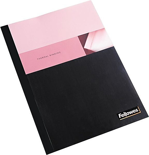 Fellowes Thermal Presentation Cover, 9" x 12", Clear and Black (5256101)