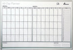 AbilityOne 60 Day Dry Erase Planner, Aluminum, 24" x 36"