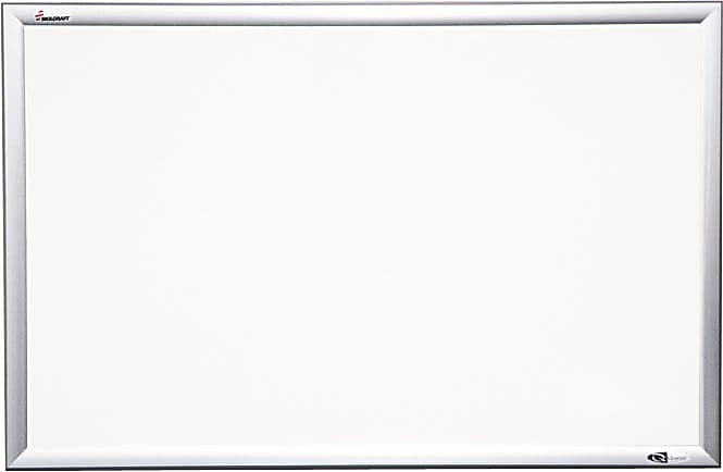 AbilityOne Natl Ind For Blind Magnetic Porcelain Board with Dry-Erase Markers, 5' x 3'