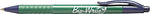 AbilityOne SKILCRAFT Retractable Ballpoint Pen, Medium Point, Blue Ink / Green Barrel, 12/Bx