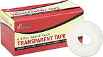 AbilityOne Transparent Clear Tape, 0.75" x, 1" Core, Clear, 6 Rolls/Pack (NSN5806225)