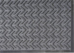 AbilityOne Scraper/Wiper Recyclable Mat, Gray, 3' x 5'