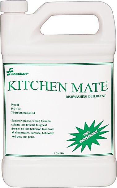 AbilityOne National Industries for the Blind Dishwasher Detergent Liquid, 6/Box (NSN8804454)