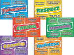 Trend Enterprises Poster Combo Pack, Character Choices, Pre K-9, 6 Posters, 13 1/2" x 19" (TA67913)