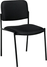 Offices To Go Fabric Armless Stacking Chair, Fabric, Black (OTG2748LQ10)