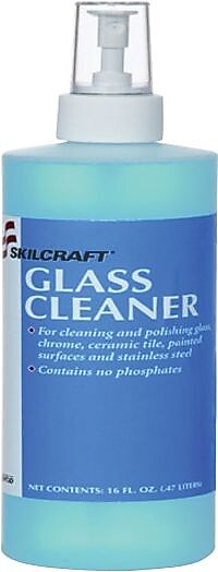 AbilityOne National Industries for the Blind Liquid Glass Cleaner, 16 oz., 12/Pack (13268110)