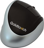 GoldTouch Wireless Ergonomic Optical Mouse, Silver (KOV-GTM-B)