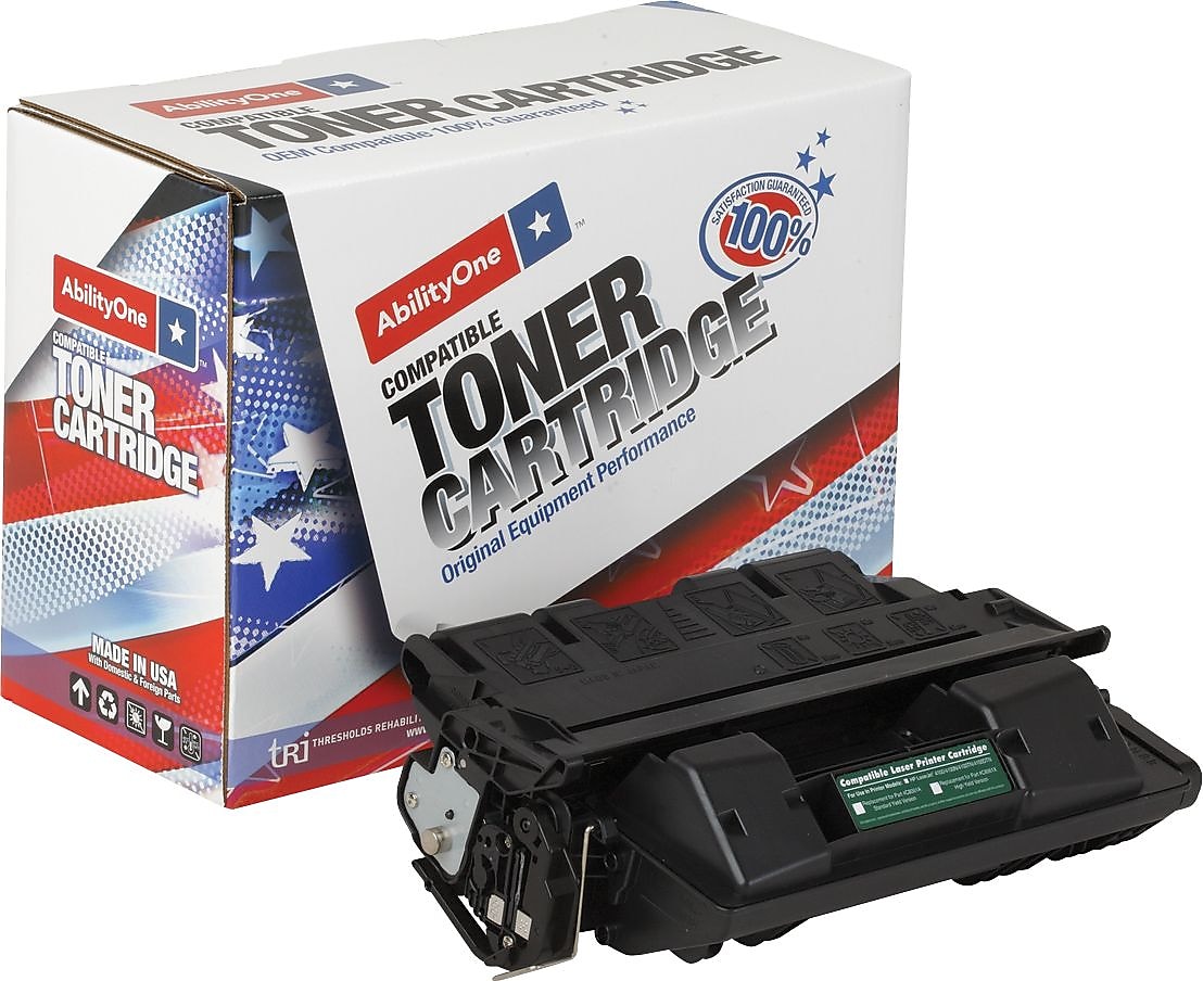 AbilityOne Skilcraft Remanufactured Black High Yield Toner Cartridge Replacement for HP 61X (C8061X)