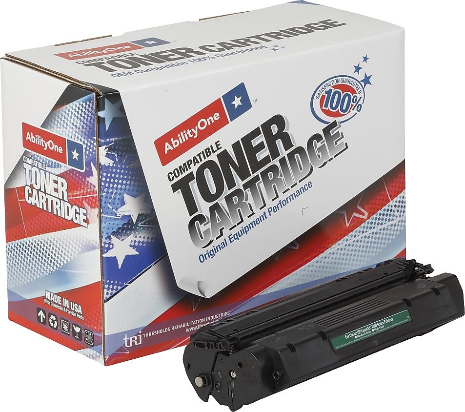 Skilcraft Remanufactured Black High Yield Toner Cartridge Replacement for HP 15X (C7115X)
