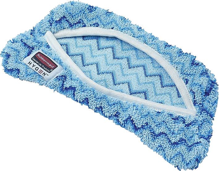 Rubbermaid HYGEN Damp Mop Cover Refill, Blue