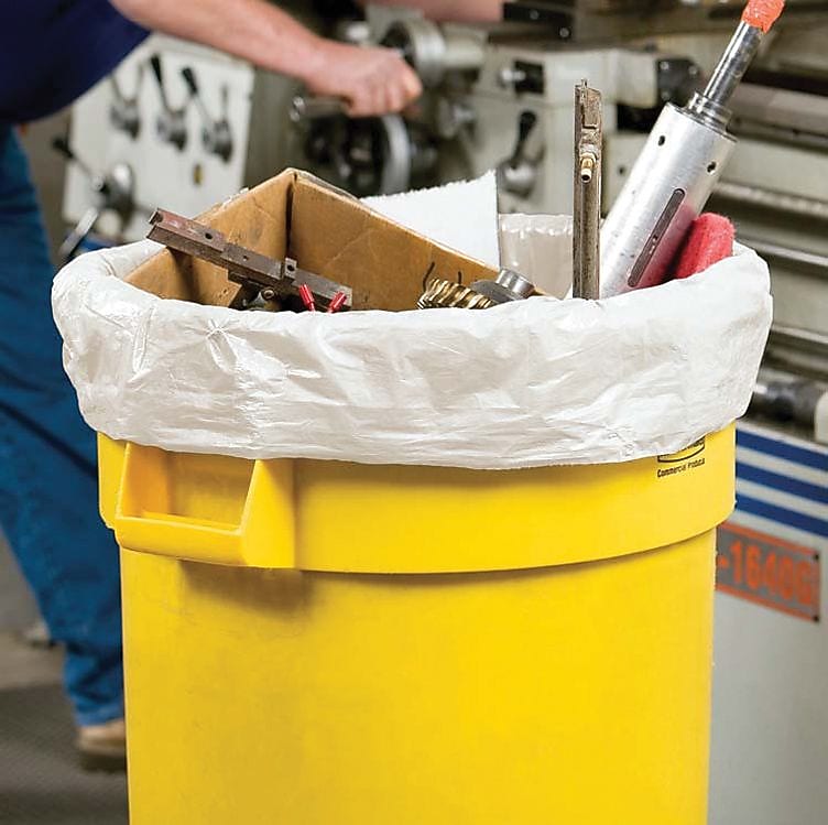 AbilityOne Envision Industries Waste Liners, 40-45 Gallons, 40" x 46", 125/Ct, #LD4045H