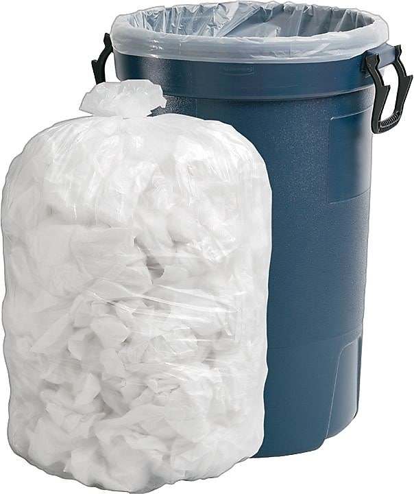 AbilityOne Envision Industries Waste Liners, 33 Gallons, 33" x 40", 250/Ct