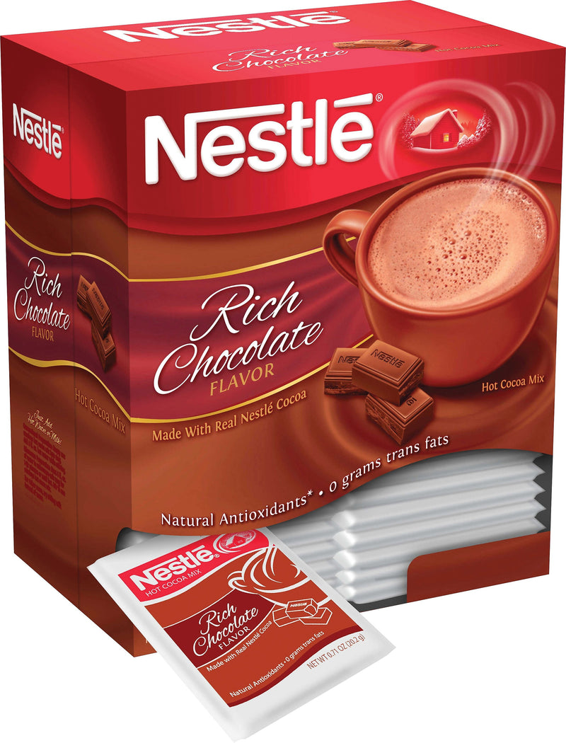 Nestle Rich Chocolate Hot Cocoa, 0.71 oz., 50/Box (NES12032)