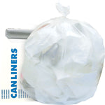 Heritage, Trash Bags, 12-16 Gallon, 24x33, High Density, 8 Mic, Natural, 20 rolls of 50 bags per roll, 1000 CT