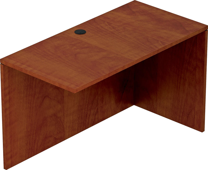 Offices To Go Superior Laminate Desking 48" Reverse Return Shelf for Desks, Dark Cherry (TDSL4824RADC)