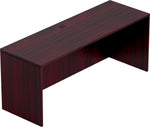 Offices To Go Superior Laminate 71"W Desking Credenza Shell, American Mahogany (TDSL7124CSAML)