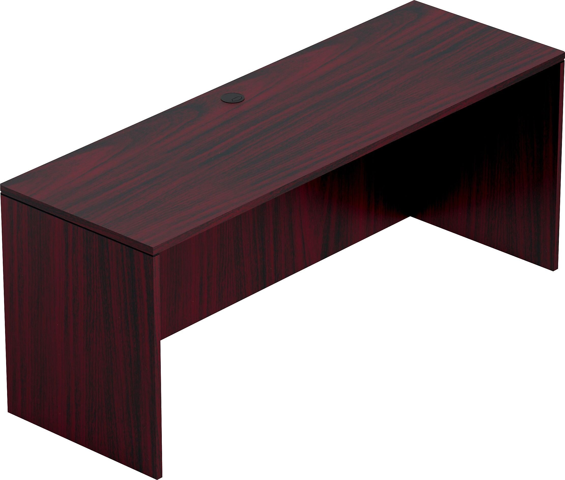 Offices To Go Superior Laminate 71"W Desking Credenza Shell, American Mahogany (TDSL7124CSAML)