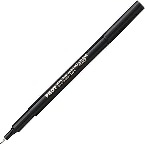 Pilot Permanent Marker, Extra Fine Tip, Black (44102)