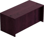 Offices To Go Superior Laminate Rectangular Desk Shell, American Mahogany, 29 1/2"H x 66"W x 30"D