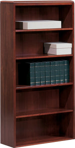 National Office Furniture Arrowood™ Laminate Bookcase, 5-Shelf, Amber, 65 7/16"H x 33"W x 13 1/8"D