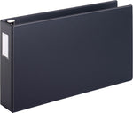 Cardinal EasyOpen Tabloid Slant-D Reference Heavy Duty 3" 3-Ring Non-View Binders, D-Ring, Black (12142V3)
