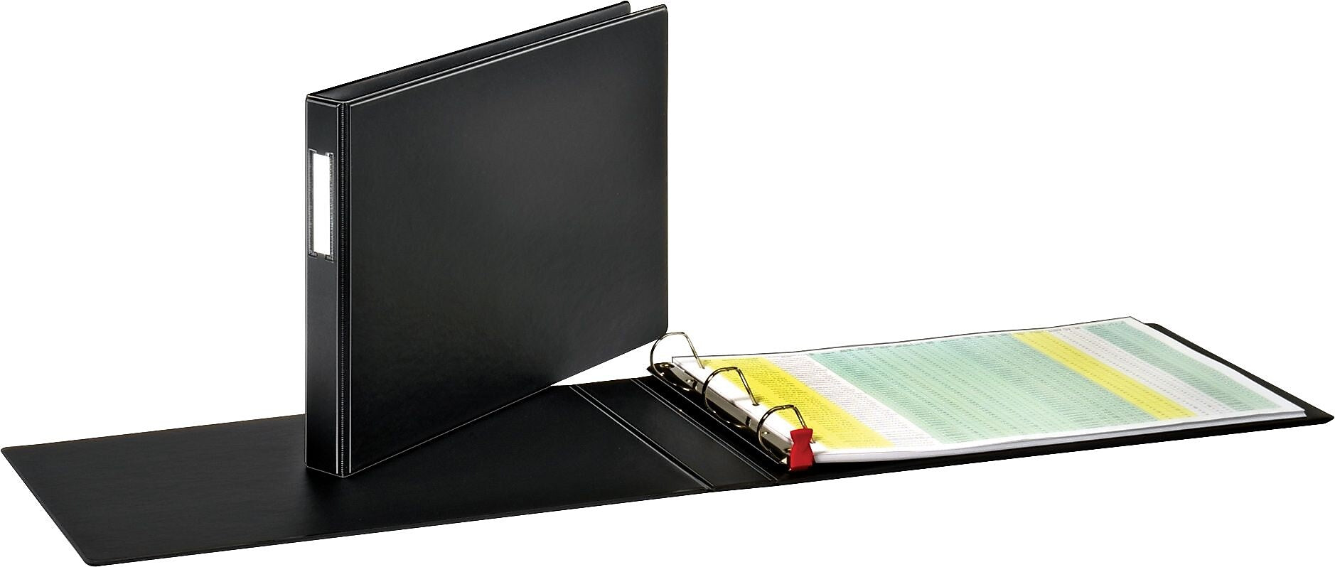 Cardinal EasyOpen 1" 3-Ring Non-View Binders, D-Ring, (12112V3)
