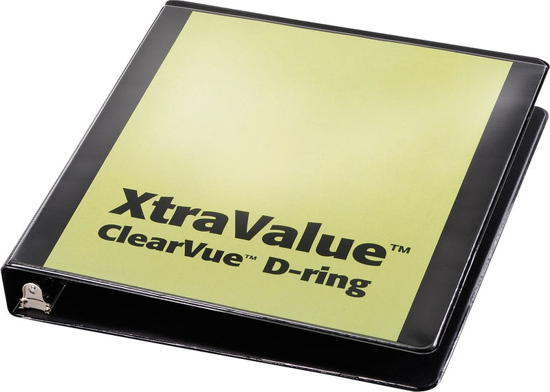 Cardinal 1" View Binder, Slant Ring, Black (CRD17201)