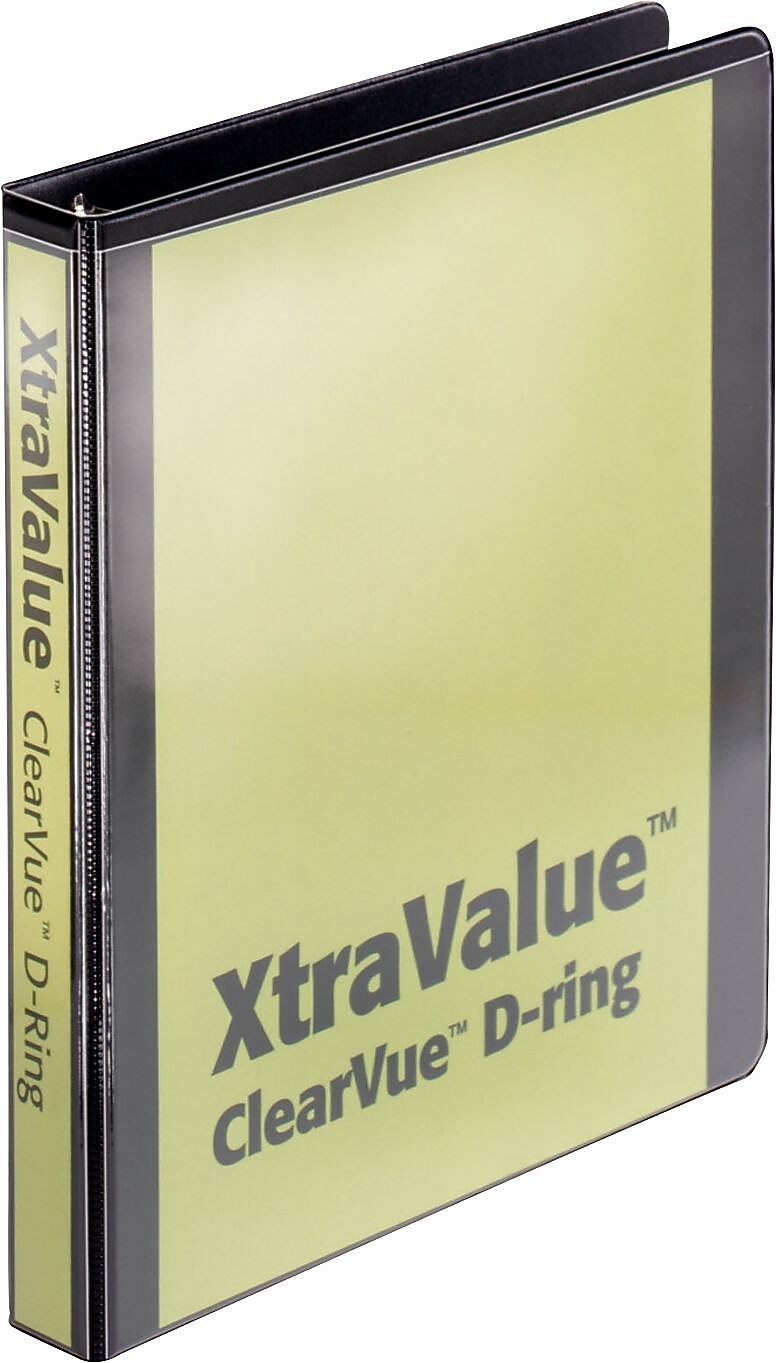 Cardinal 1" View Binder, Slant Ring, Black (CRD17201)