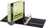 Cardinal XtraValue 3" 3-Ring View Binders, Slant Ring, Black (CRD17601)