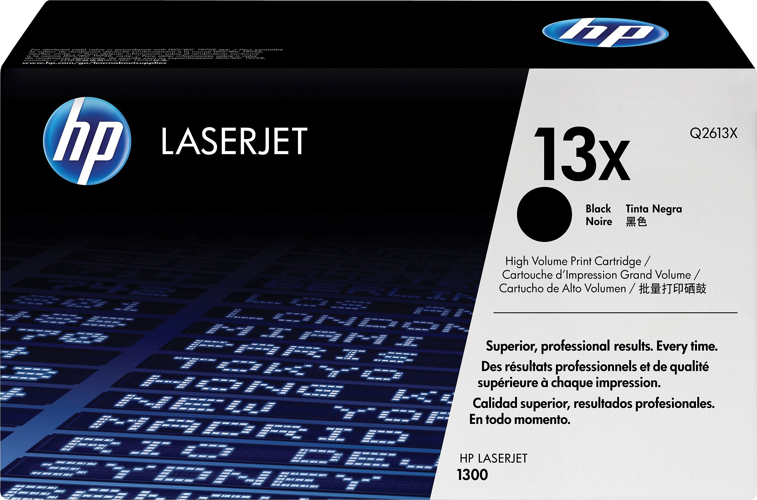 HP 13X Black High-Yield Toner Cartridge (Q2613X)