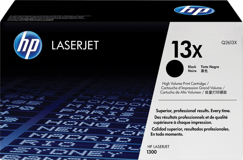 HP 13X Black High-Yield Toner Cartridge (Q2613X)