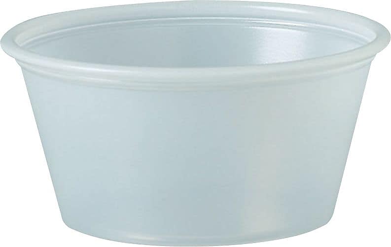 Solo Plastic Cold Cups, 2 Oz., Clear, 2,500/Ct