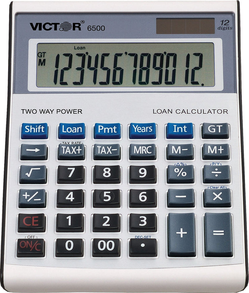 Victor Technology 6500 Executive Desktop Financial Calculator, With Loan Wizard