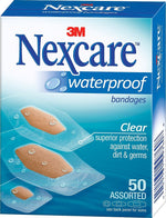 Nexcare™ Waterproof Bandages, Assorted, 50/Box (432-50)