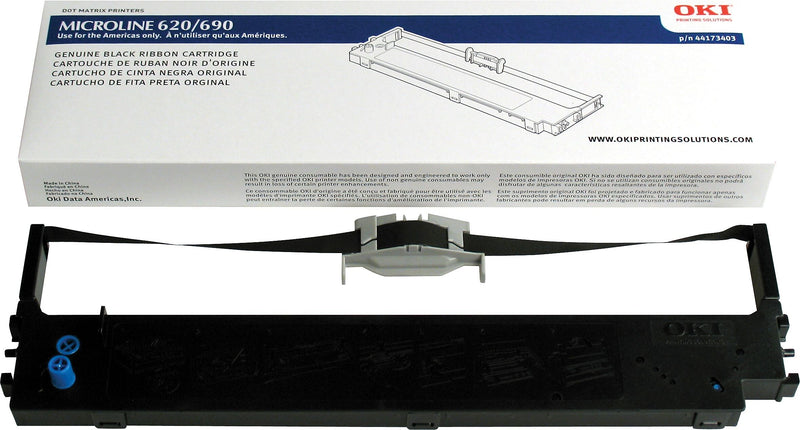 OKI Printer Ribbon, Black (44173403)