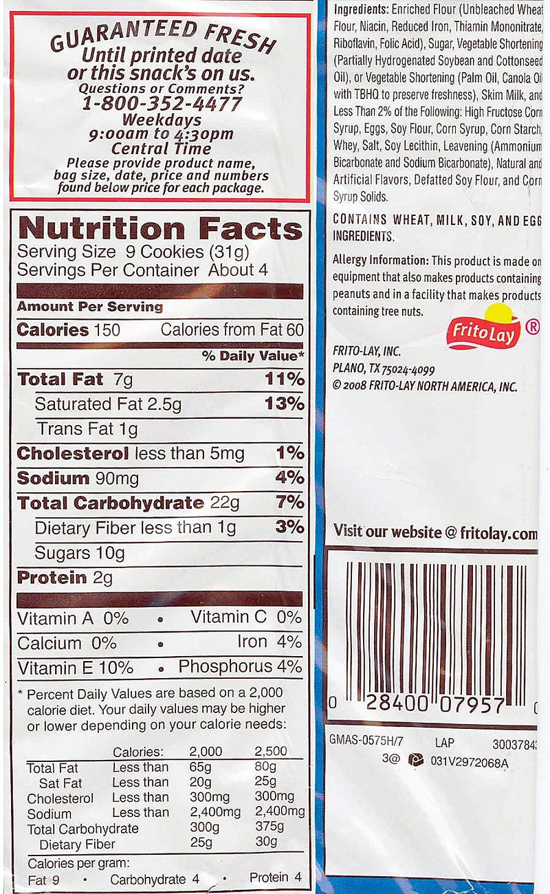 Grandma's Mini Vanilla Creme Cookies, 3.71 oz, 24/Carton (45095)
