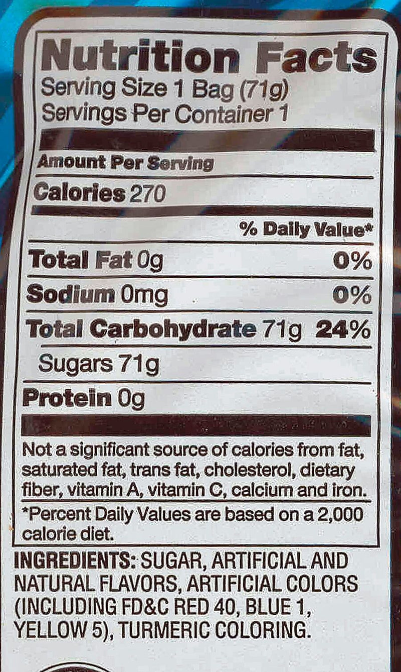 Charms Fluffy Stuff Fruit Cotton Candy, 2.5 oz, 24/Carton (CRM24326)
